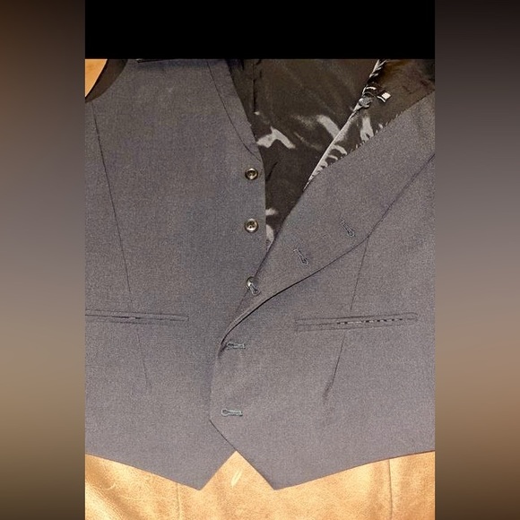 Men’s black waistcoat - Picture 3 of 10